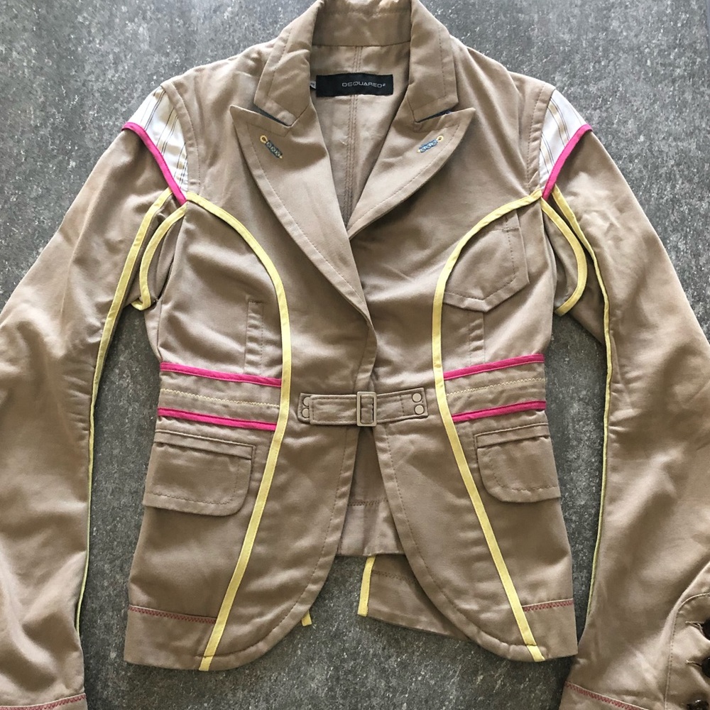 Dsquared Khaki Inside Out Style Jacket